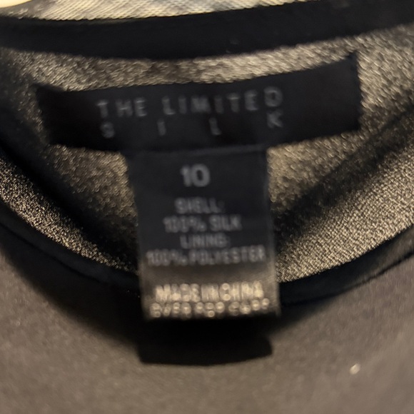 The Limited Black Silk Beaded Top - Picture 3 of 5